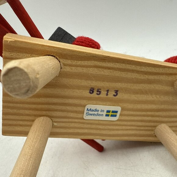 Ljungstroms Swedish Tomte Santa #8513 Christmas Elf Red Skiing Scandinavian - Picture 7 of 7